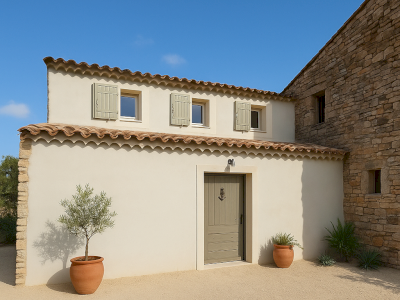 Rénovation complète d’un Mas et création d’une extension dans le Luberon