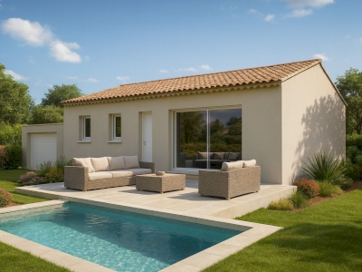 Construction d'une petite villa à Carpentras