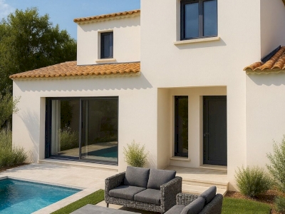 Construction d’une maison à l’allure contemporaine à Caumont-sur-Durance