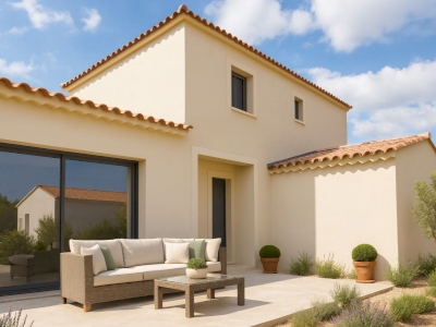 Maison contemporaine à Caumont-Sur-Durance