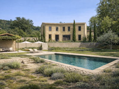 Construction d'une sublime villa provençale à Bonnieux