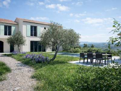 Vue extérieure Construction d'une splendide demeure à Goult